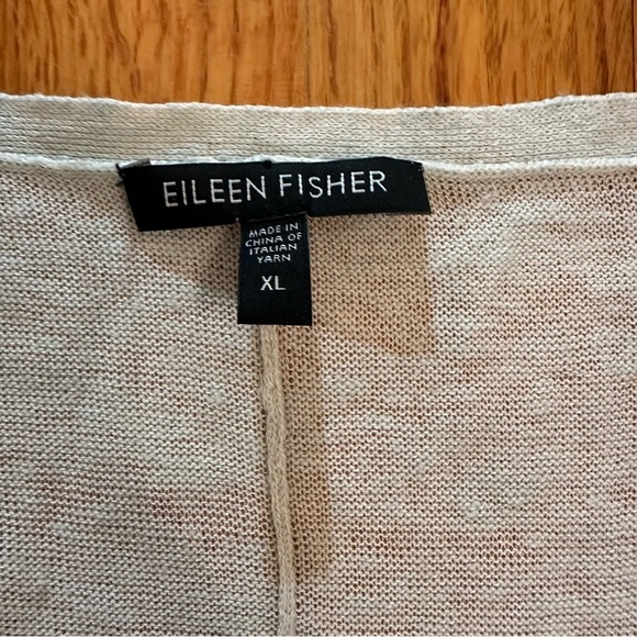 Eileen Fisher Linen Lightweight knit white Short Sleeve woman’s XL(z) - Picture 9 of 16